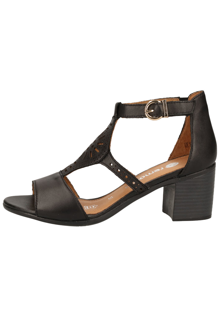 Remonte Sandalen Leder Schwarz - surf4shoes
