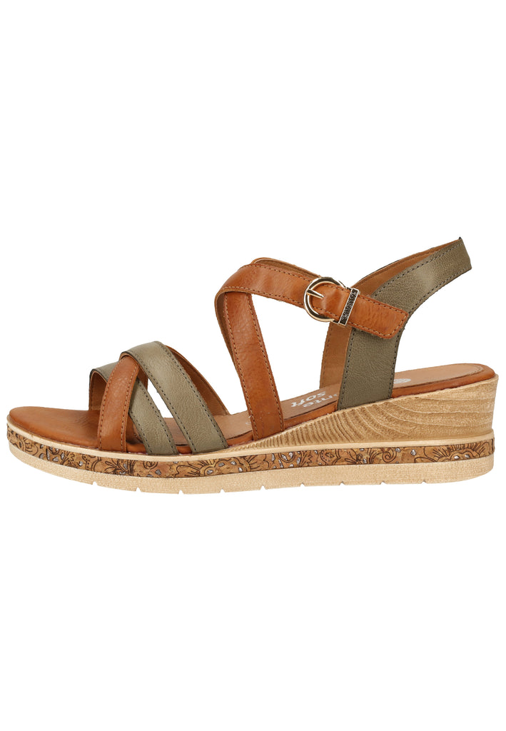 Remonte Sandalen Lederimitat Forest - surf4shoes