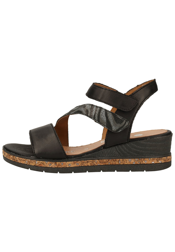 Remonte Sandalen Leder Schwarz - surf4shoes