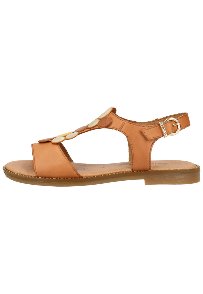 Remonte Sandalen Lederimitat Braun - surf4shoes