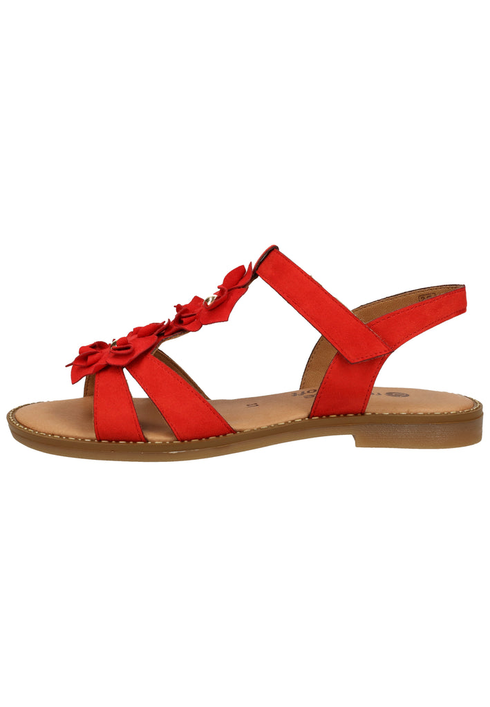 Remonte Sandalen Lederimitat Rot - surf4shoes