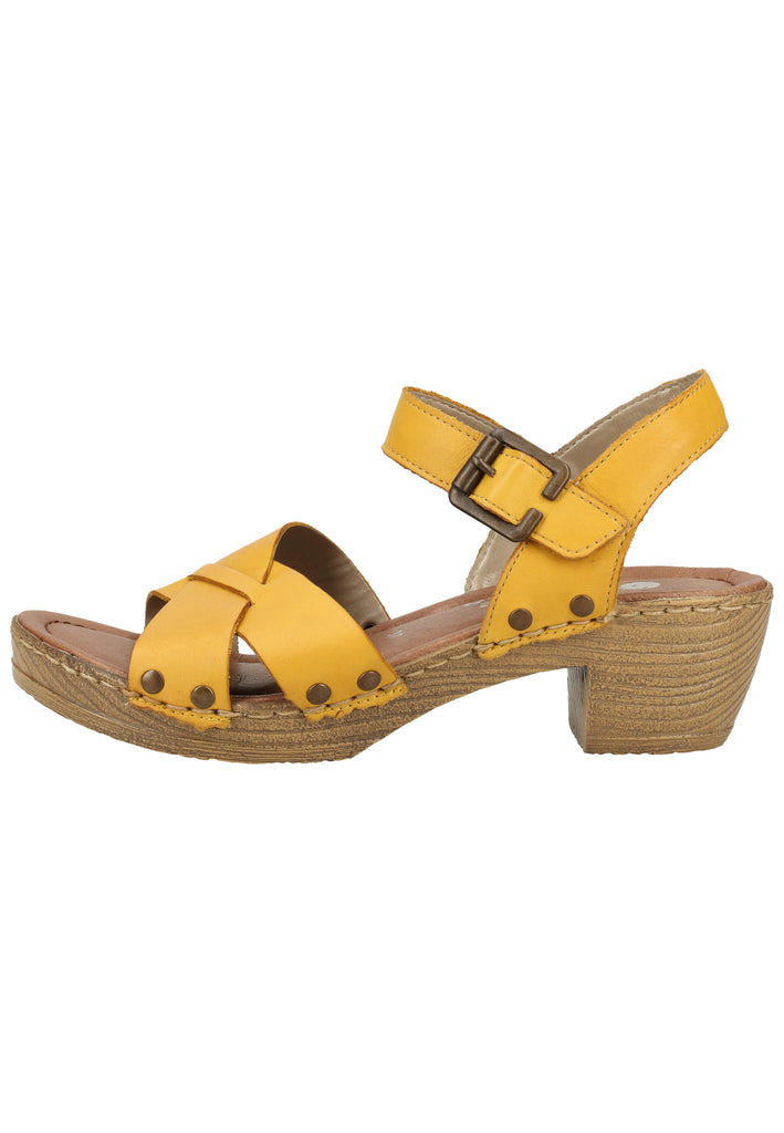 Remonte Sandalen Lederimitat Gelb - surf4shoes