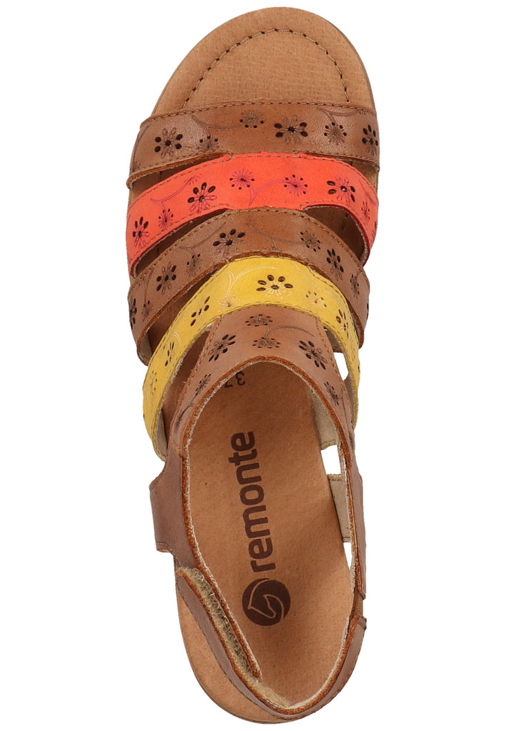 Remonte Sandalen Leder/Synthetik Muskat - surf4shoes