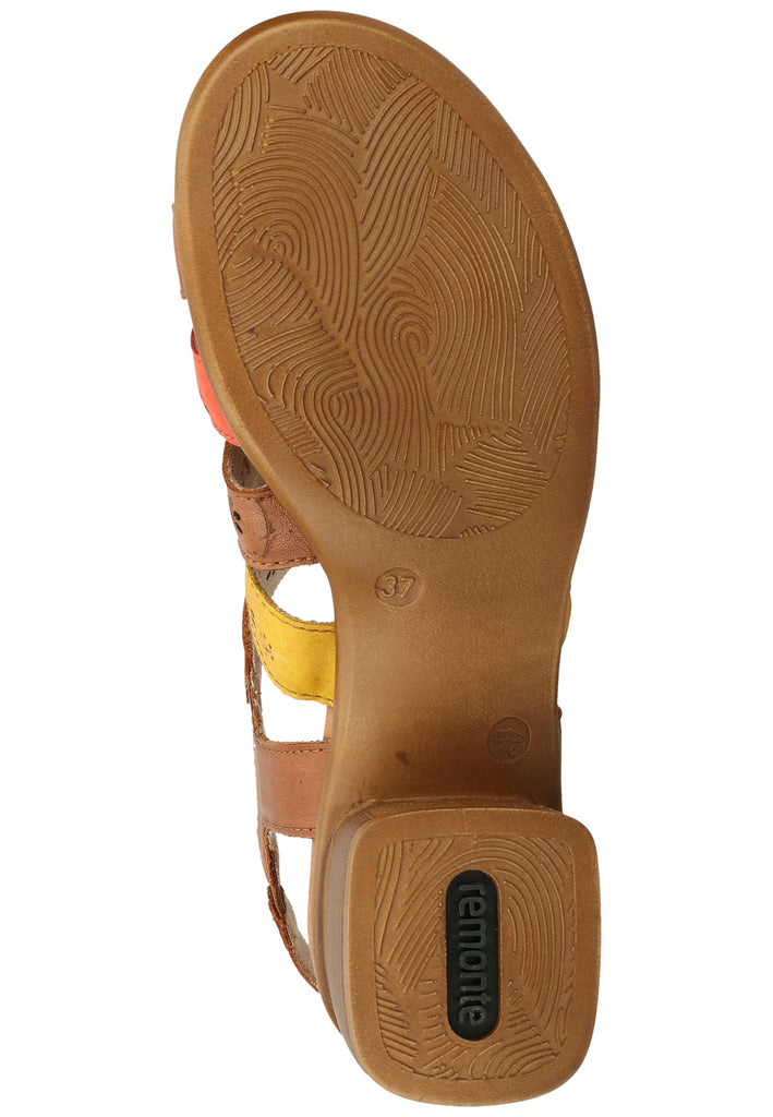 Remonte Sandalen Leder/Synthetik Muskat - surf4shoes