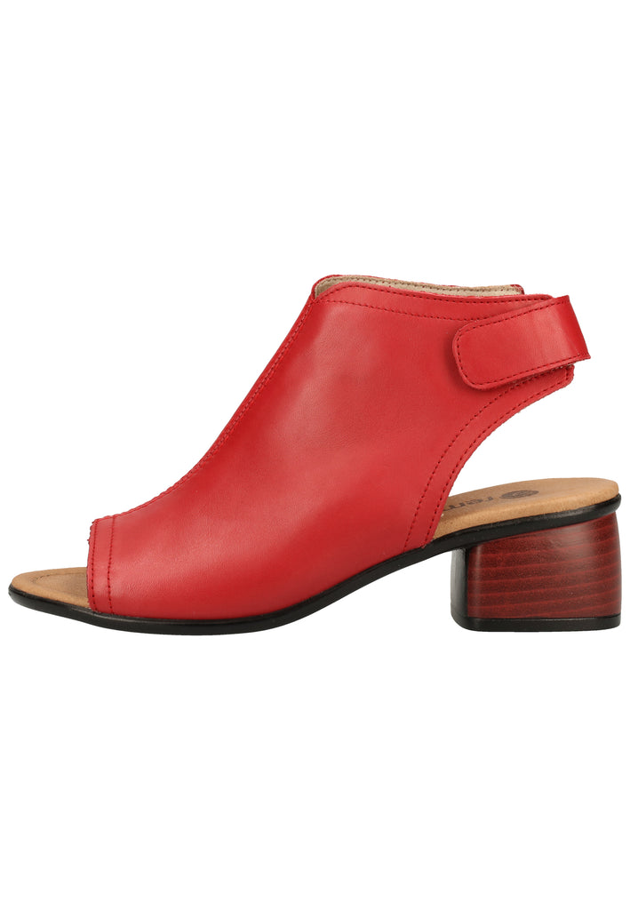 Remonte Sandalen Lederimitat Rot - surf4shoes