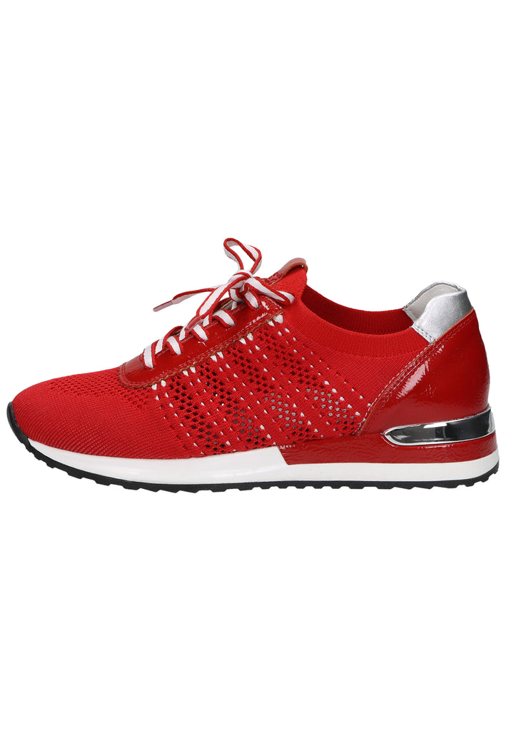 Remonte Sneaker Leder/Textil Rot/Silber - surf4shoes