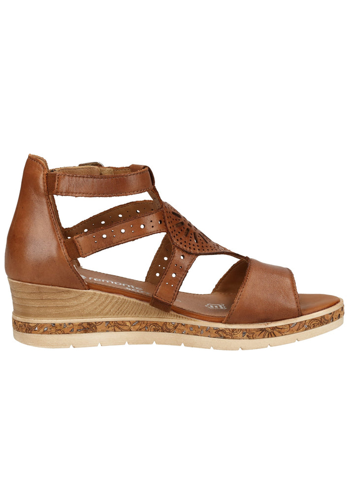 Remonte Sandalen Glattleder Muskat - surf4shoes