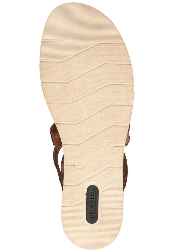 Remonte Sandalen Glattleder Muskat - surf4shoes