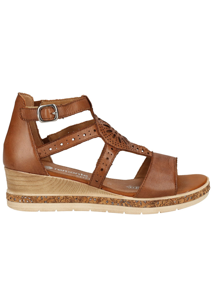Remonte Sandalen Glattleder Muskat - surf4shoes