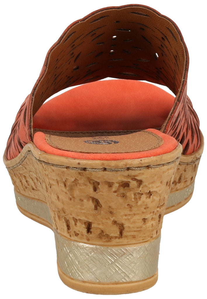 Remonte Pantoletten Glattleder Coral - surf4shoes