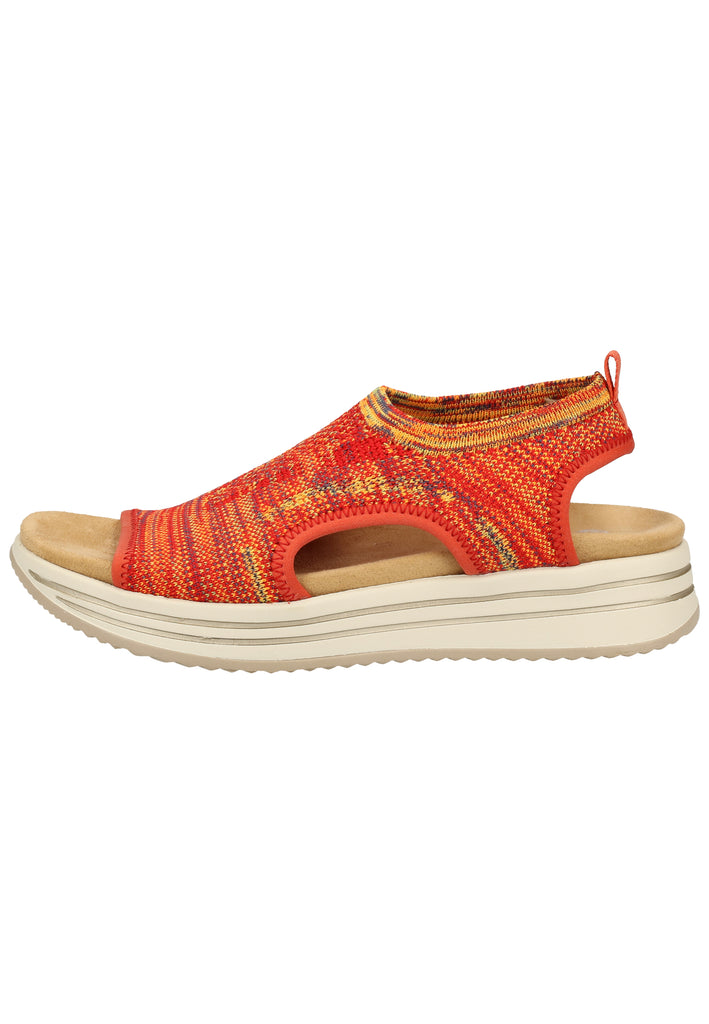 Remonte Sandalen Lederimitat Orange - surf4shoes