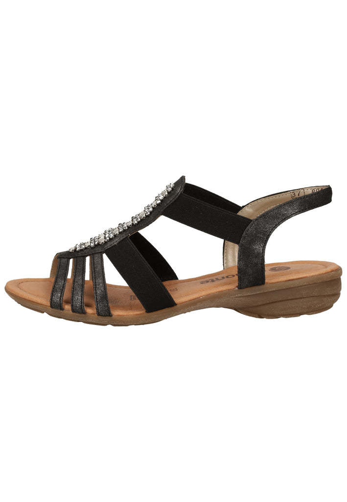 Remonte Sandalen Lederimitat Graphit - surf4shoes