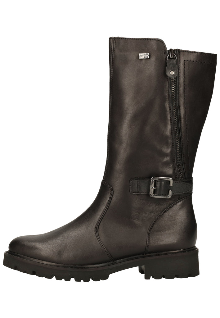 Remonte Stiefel Glattleder Schwarz - surf4shoes