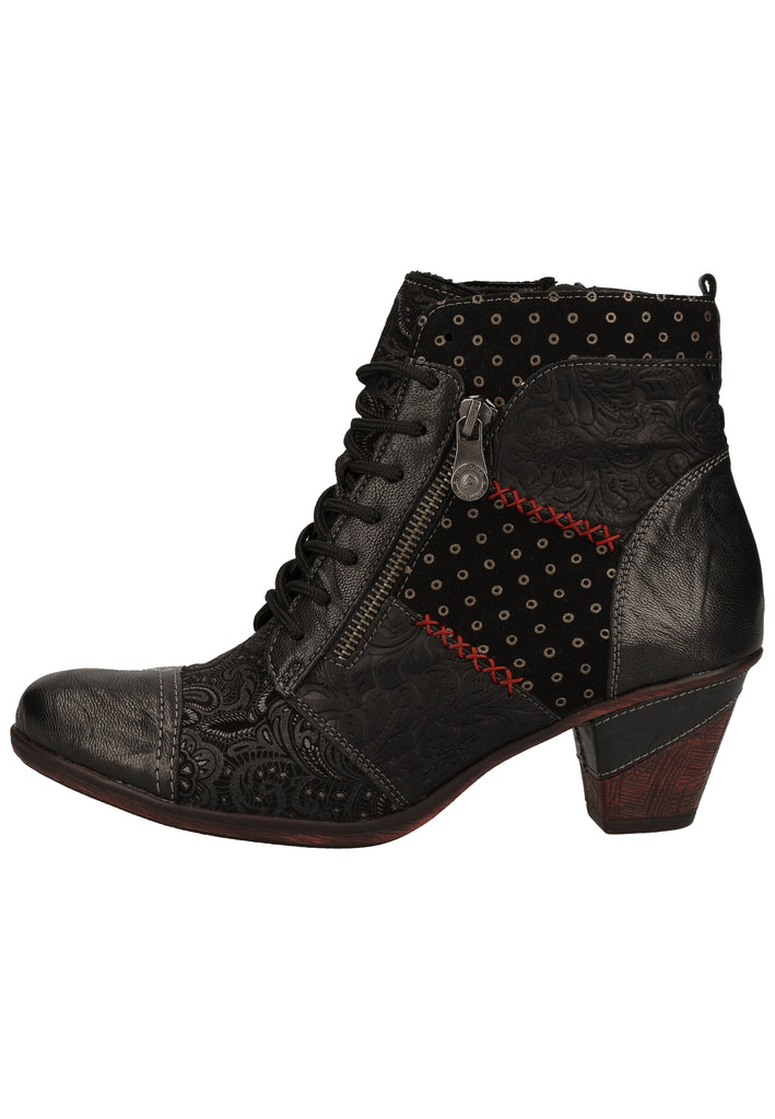 Remonte Stiefelette Leder Schwarz - surf4shoes