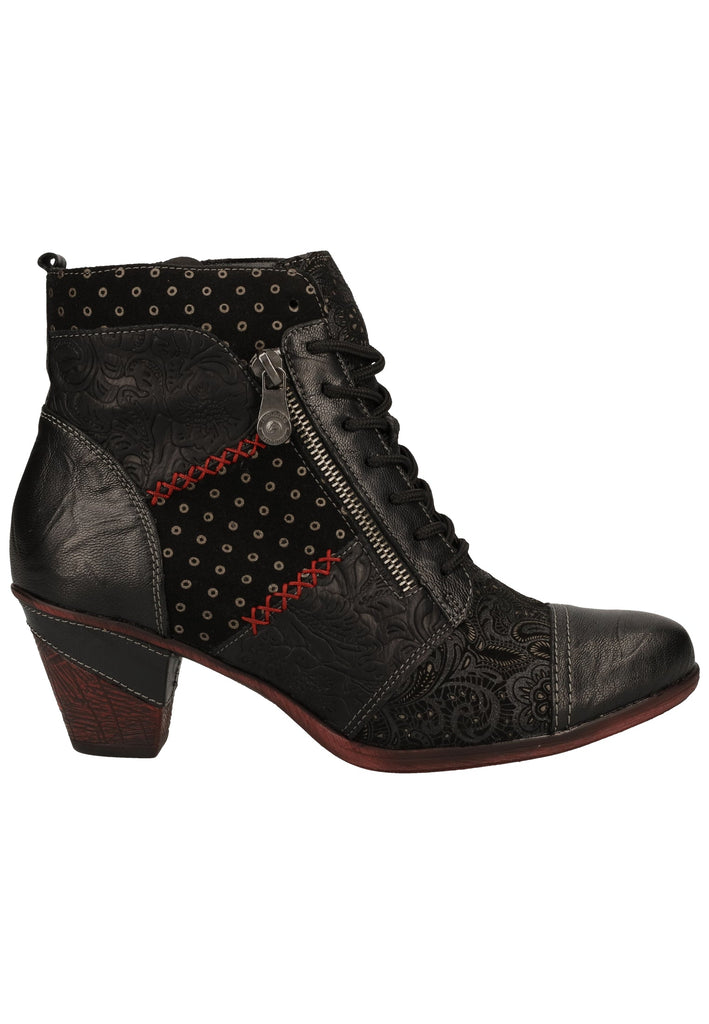 Remonte Stiefelette Leder Schwarz - surf4shoes
