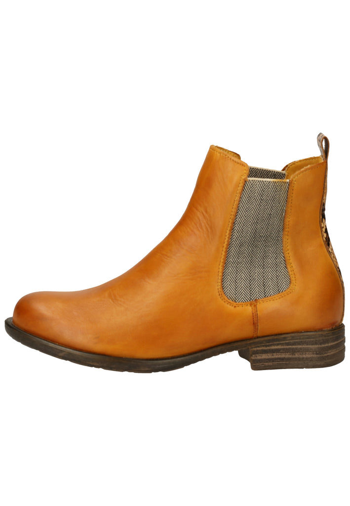 Remonte Stiefelette Glattleder Gelb Warmfutter - surf4shoes