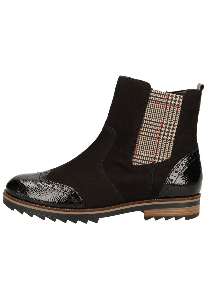 Remonte Stiefelette Leder Schwarz - surf4shoes