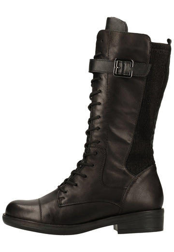 Remonte Stiefel Leder/Textil Schwarz - surf4shoes