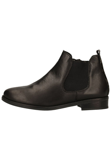 Remonte Stiefelette Glattleder Schwarz - surf4shoes