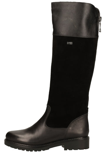 Remonte Stiefel Leder Schwarz - surf4shoes
