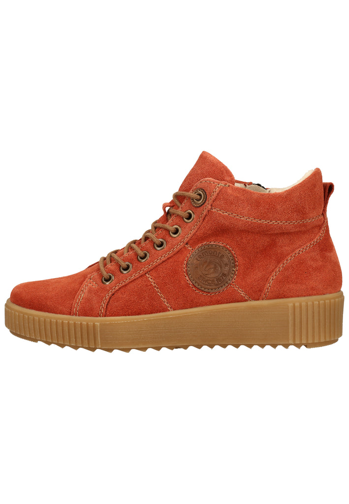 Remonte Sneaker Leder Rot/Braun Warmfutter - surf4shoes