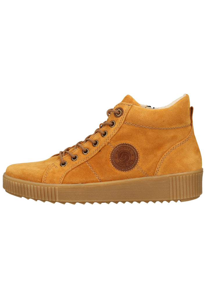 Remonte Sneaker Leder Gelb/Braun Warmfutter - surf4shoes