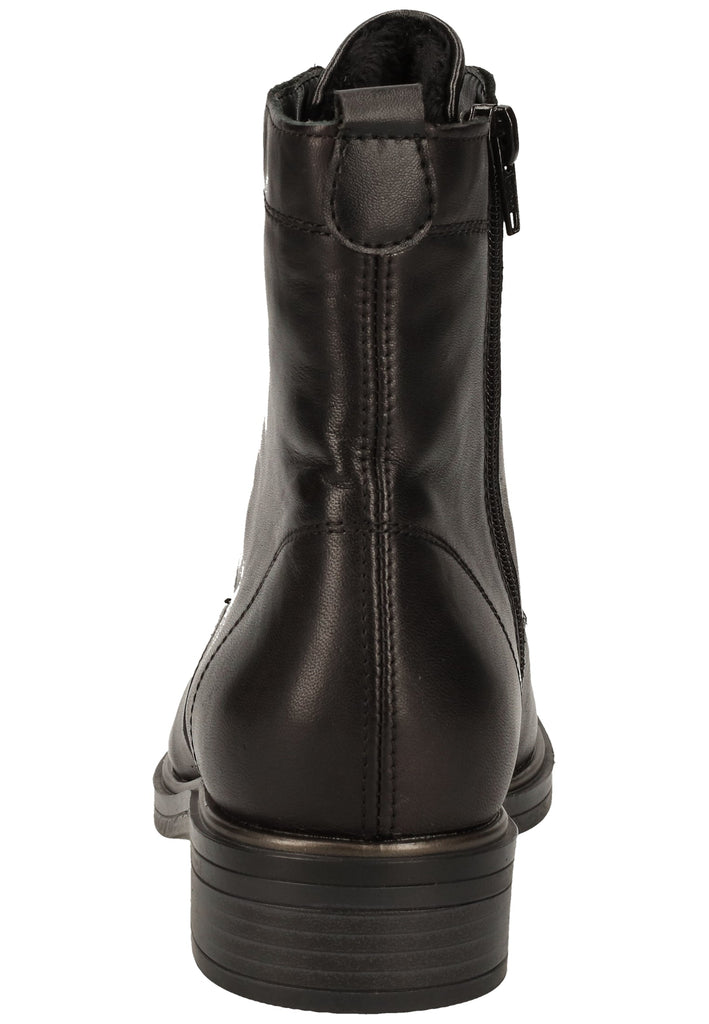 Remonte Stiefelette Leder Schwarz - surf4shoes