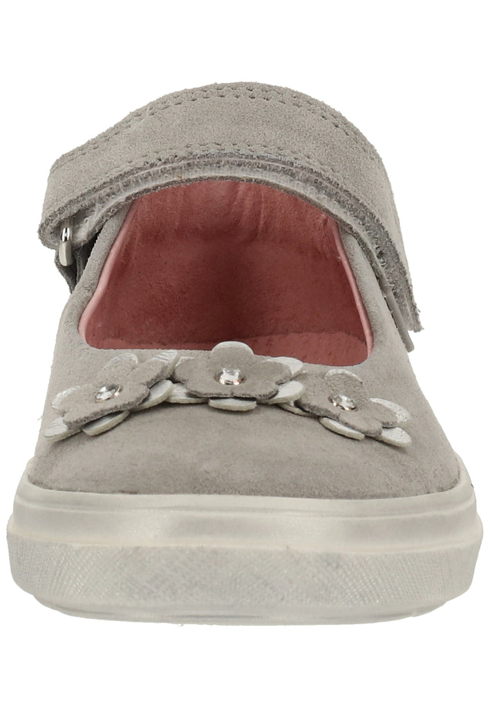 Richter Ballerinas Veloursleder Grau/Silber - surf4shoes