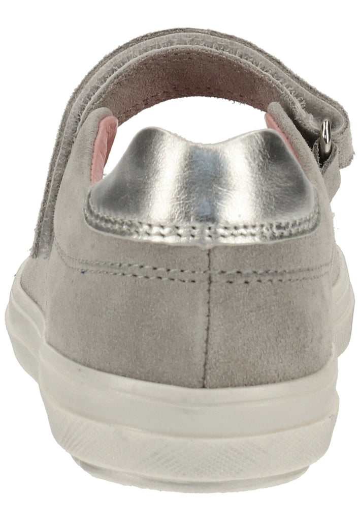 Richter Ballerinas Veloursleder Grau/Silber - surf4shoes