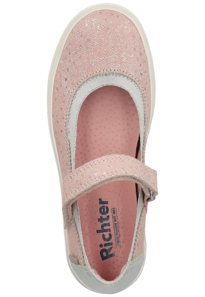 Richter Ballerinas Leder Beige/Silber - surf4shoes
