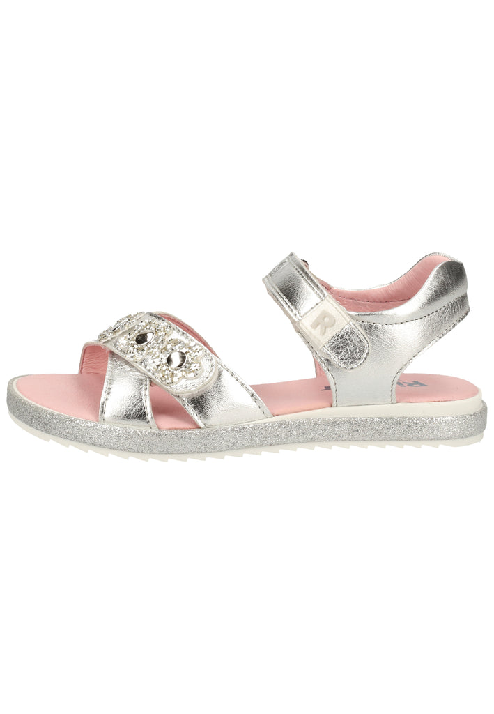 Richter Sandalen Leder/Textil Silber - surf4shoes