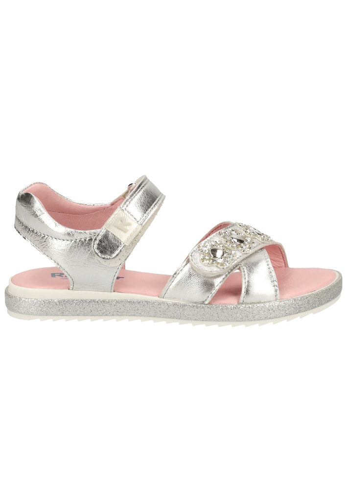Richter Sandalen Leder/Textil Silber - surf4shoes