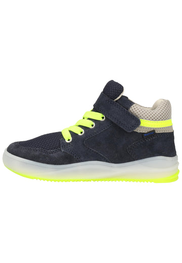 Richter Sneaker Leder/Textil Blau/Gelb - surf4shoes