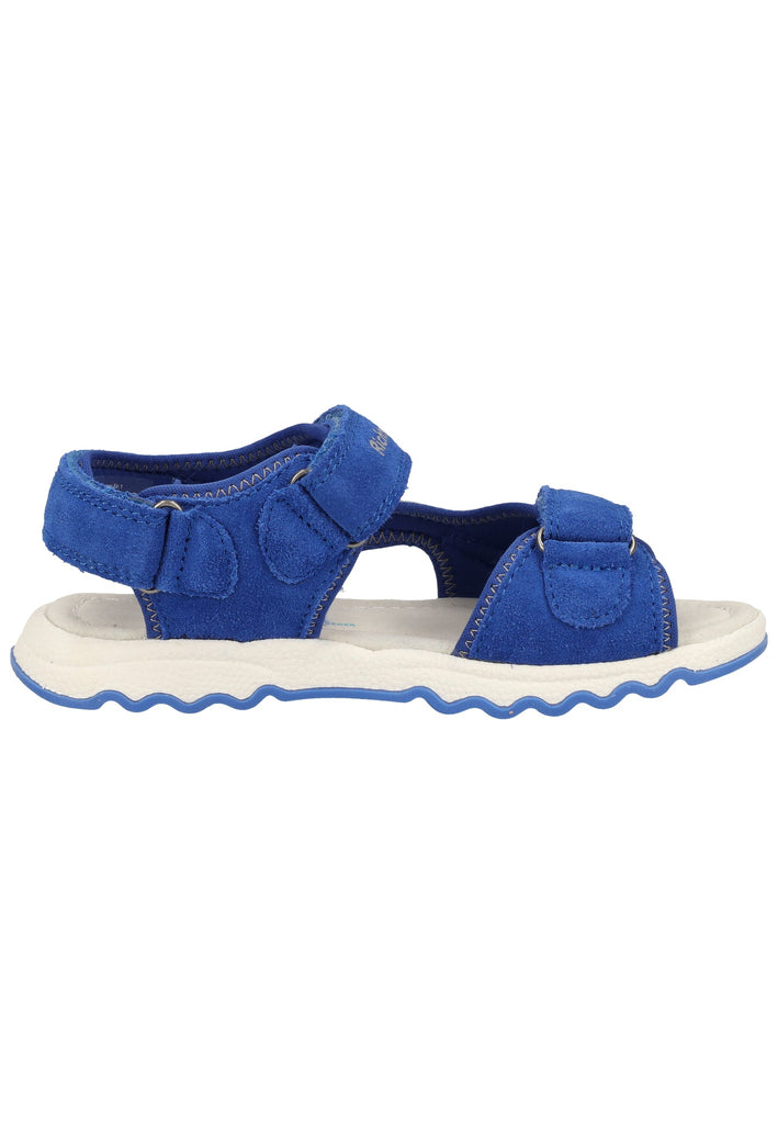 Richter Sandalen Leder/Textil Blau/Grau - surf4shoes