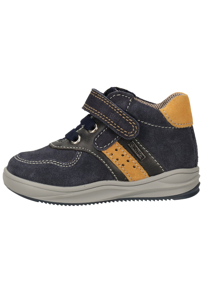 Richter Sneaker Leder/Textil Blau/Gelb - surf4shoes