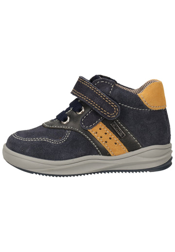 Richter Sneaker Leder/Textil Blau/Gelb - surf4shoes