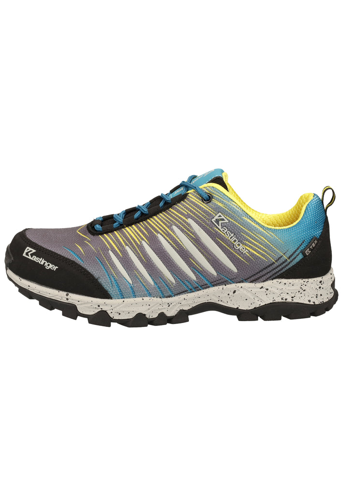 Kastinger Wanderschuhe Lederimitat/Mesh Blau/Gelb - surf4shoes