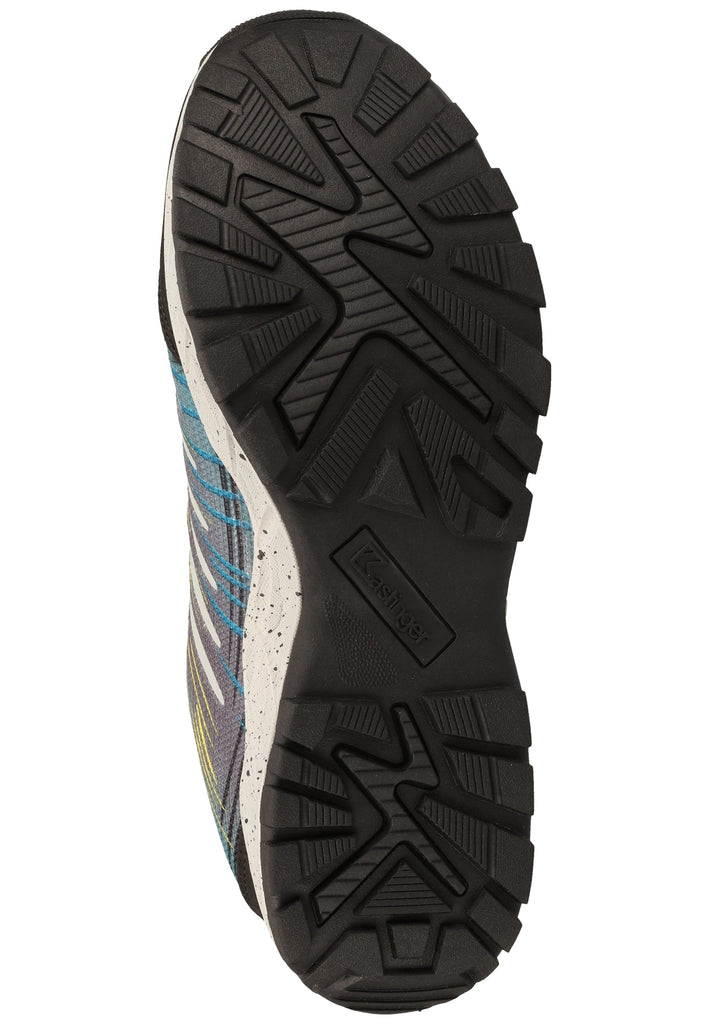 Kastinger Wanderschuhe Lederimitat/Mesh Blau/Gelb - surf4shoes