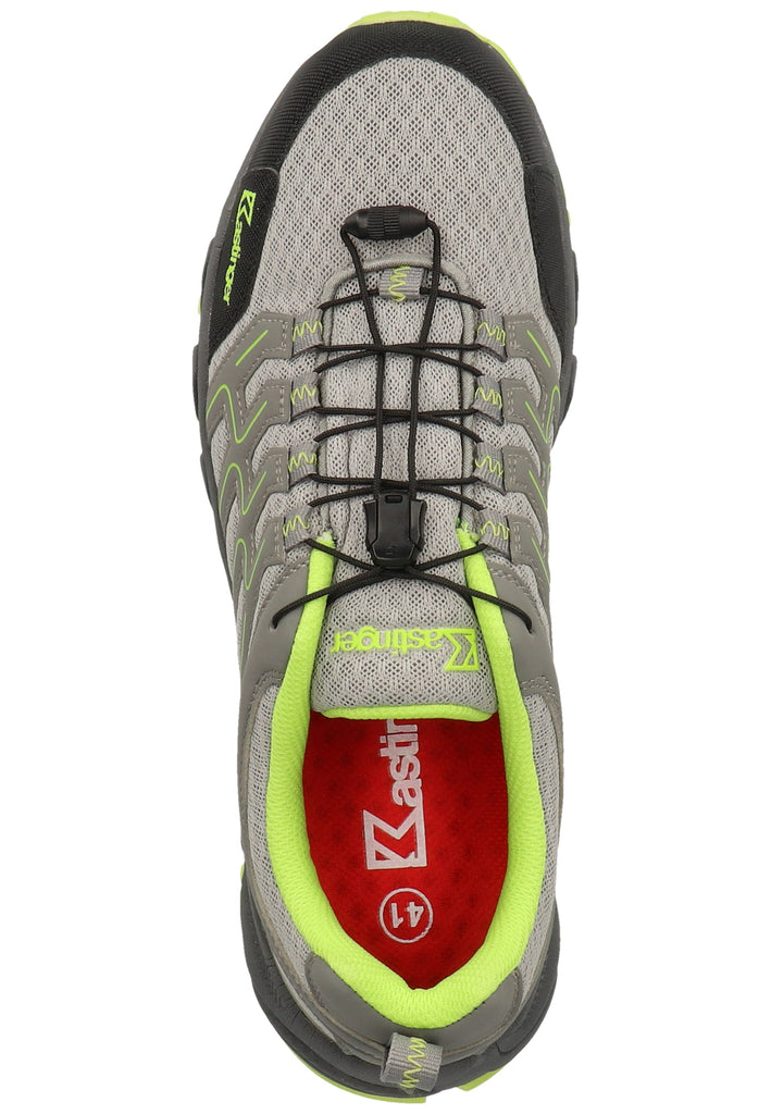 Kastinger Wanderschuhe Lederimitat/Mesh Grau/Grün - surf4shoes