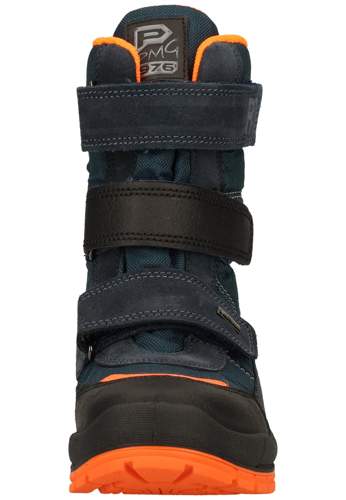 Primigi Stiefel Leder/Textil Navy/Schwarz Warmfutter - surf4shoes