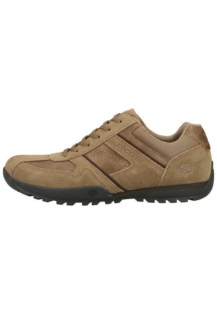 Dockers Sneaker Leder/Textil Taupe/Braun - surf4shoes