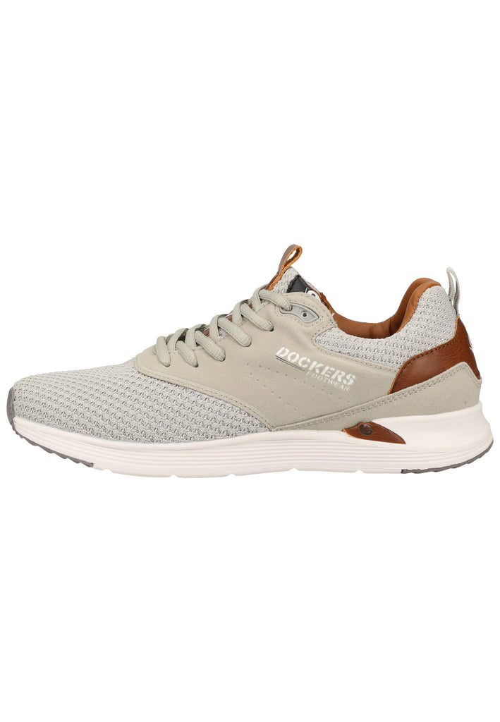 Dockers Sneaker Lederimitat/Textil Hellgrau - surf4shoes