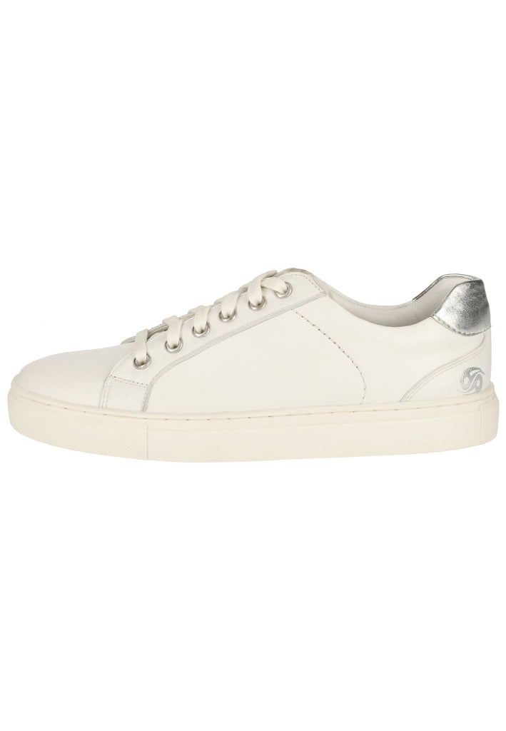 Dockers Sneaker Nappaleder Weiß/Silber - surf4shoes