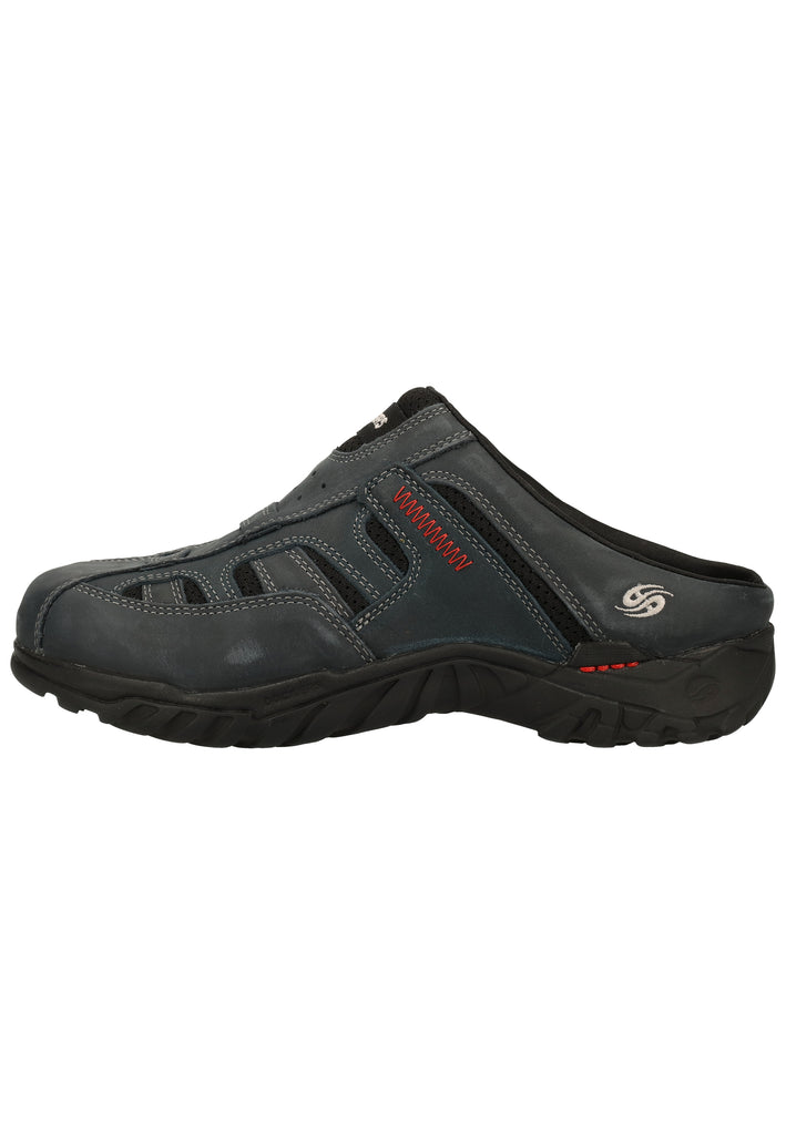 Dockers Pantoletten Leder Blau - surf4shoes