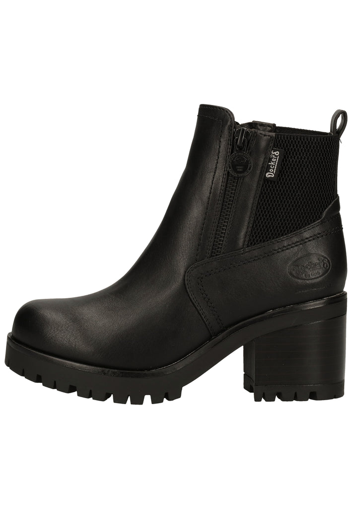Dockers Stiefelette Lederimitat Schwarz - surf4shoes