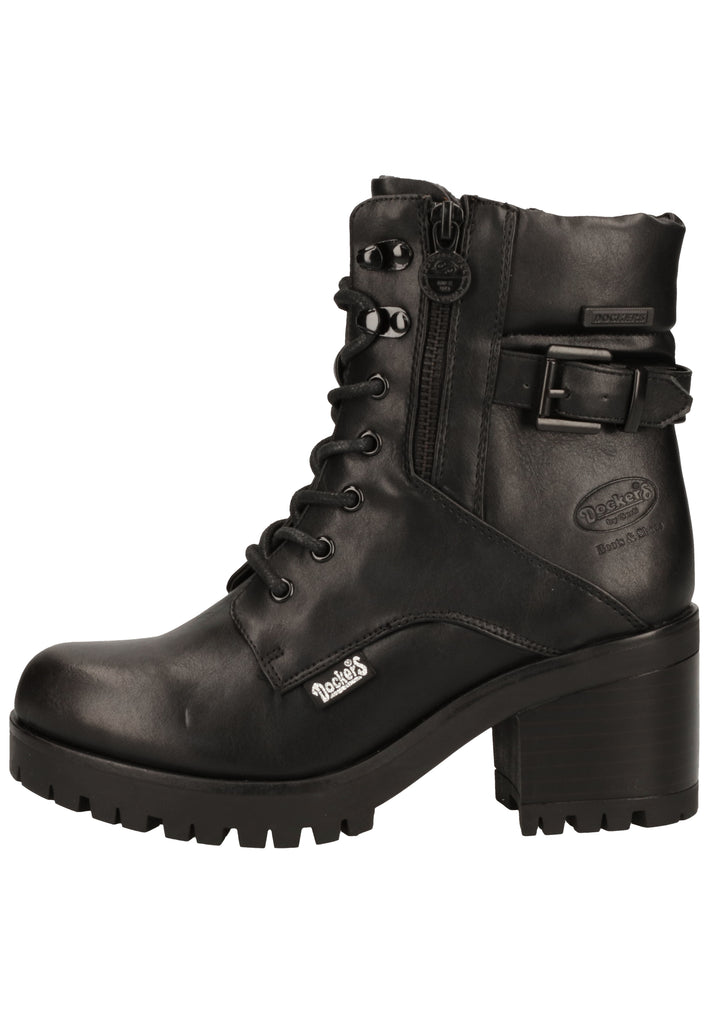 Dockers Stiefelette Lederimitat Schwarz - surf4shoes