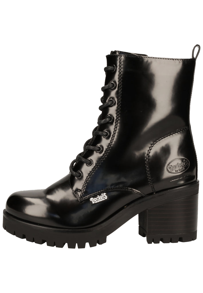 Dockers Stiefelette Lederimitat Schwarz - surf4shoes