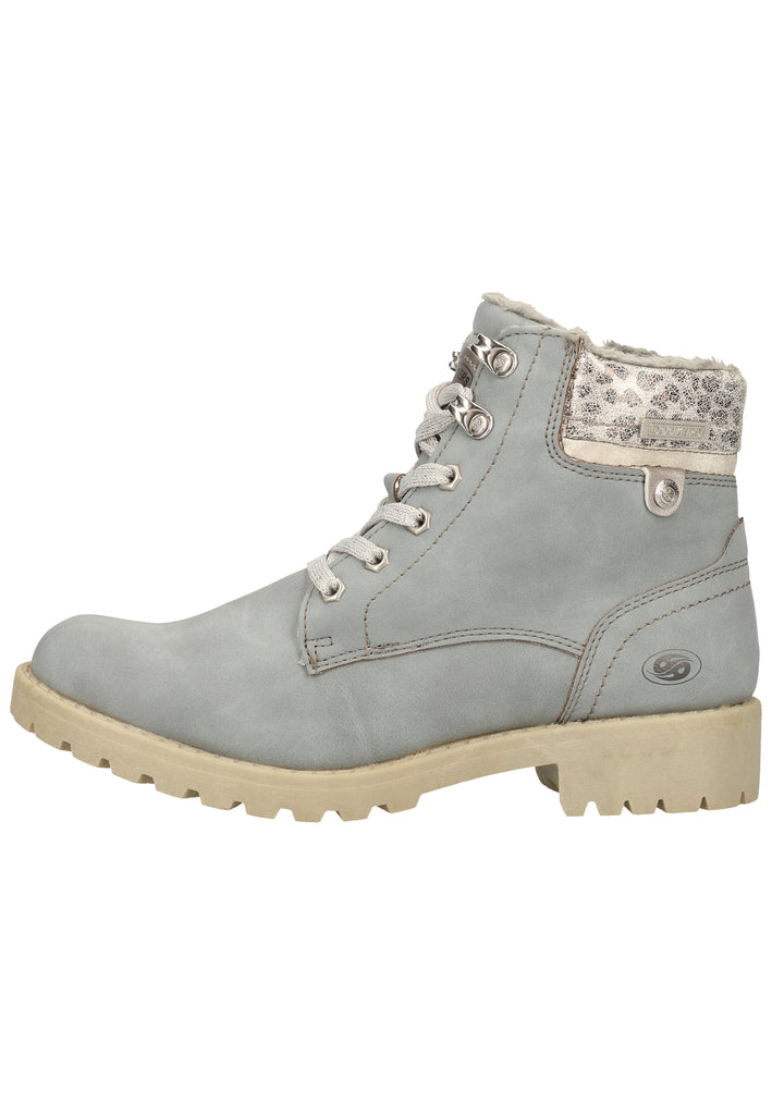 Dockers Stiefelette Lederimitat Hellblau Warmfutter - surf4shoes