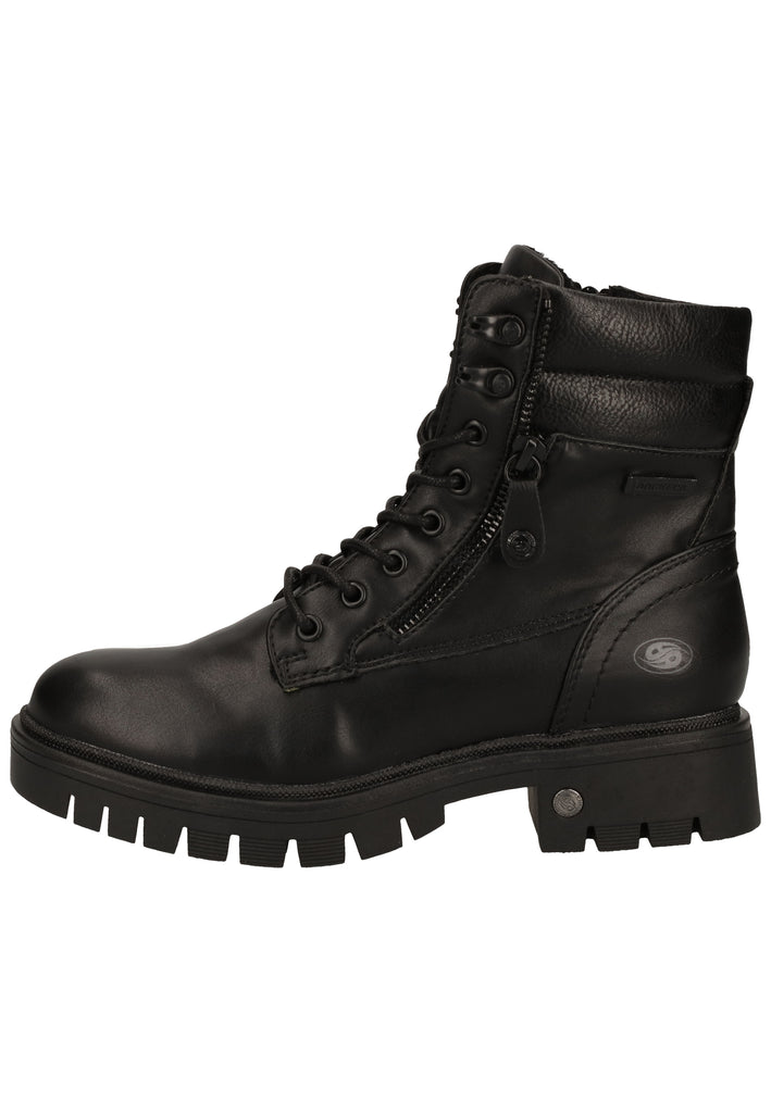 Dockers Stiefelette Lederimitat Schwarz Warmfutter - surf4shoes