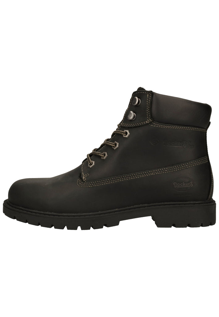 Dockers Stiefelette Leder Schwarz - surf4shoes